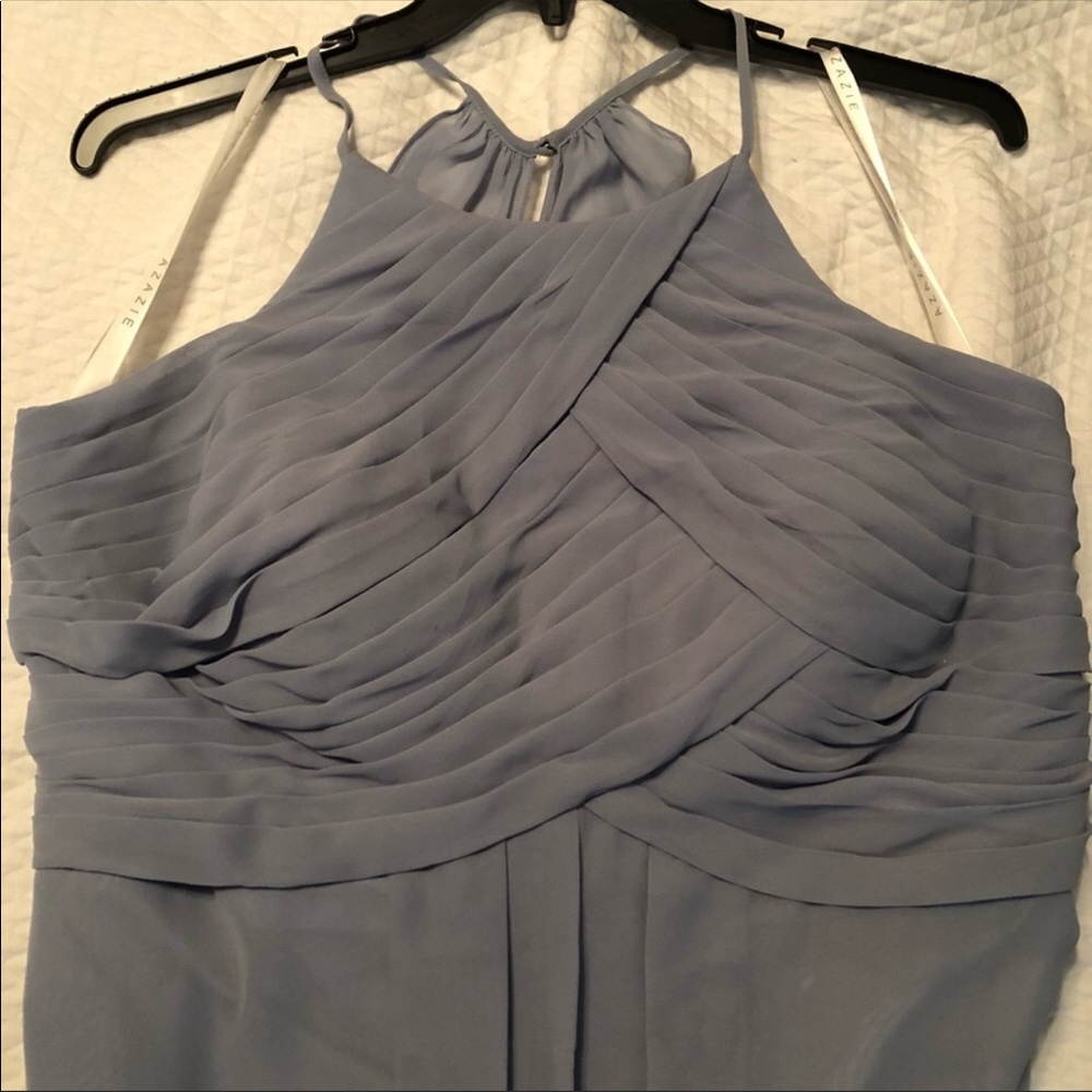 Azazie Formal Dress Dusty Blue